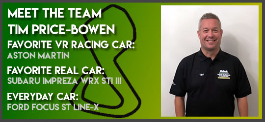 racing sim hire Tim Price-Bowen 